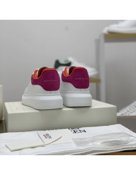 Alexander McQueen MQ All white zip Sneakers,Alexander McQueen,High quality Free shipping