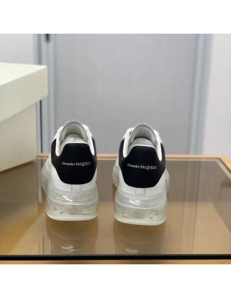 Alexander McQueen MQ Black cowhide tail Air cushion bottom Sneakers,Alexander McQueen,High quality Free shipping