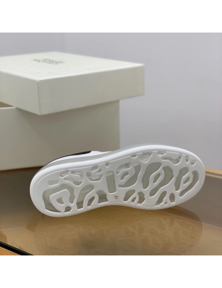 Alexander McQueen MQ Black cowhide tail Air cushion bottom Sneakers,Alexander McQueen,High quality Free shipping