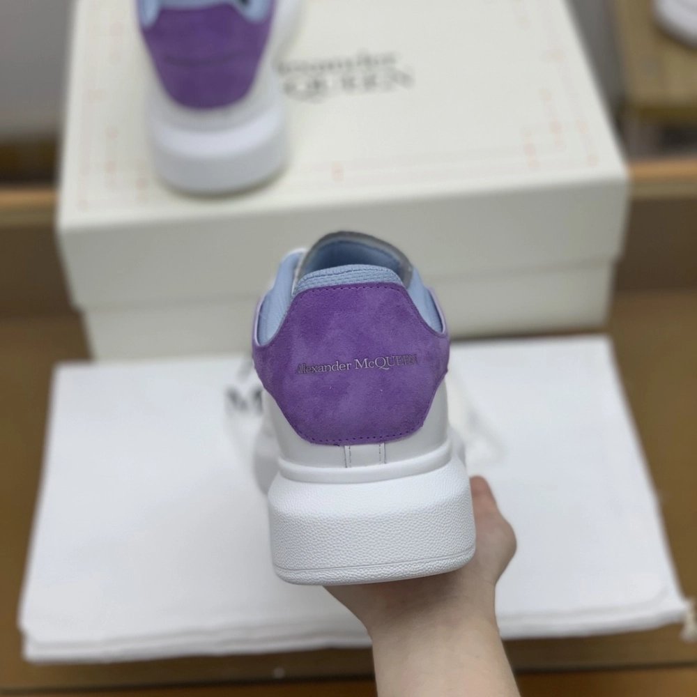 Alexander McQueen MQ double-deck Purple tail Sneakers,Alexander McQueen,High quality Free shipping