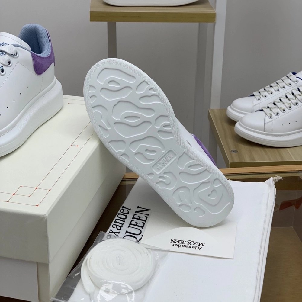 Alexander McQueen MQ double-deck Purple tail Sneakers,Alexander McQueen,High quality Free shipping