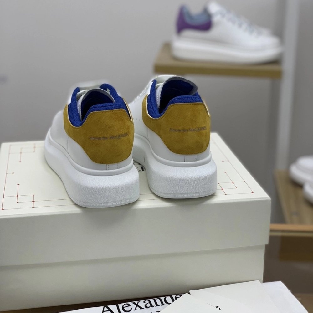 Alexander McQueen MQ double-deck Yellow tail Sneakers,Alexander McQueen,High quality Free shipping