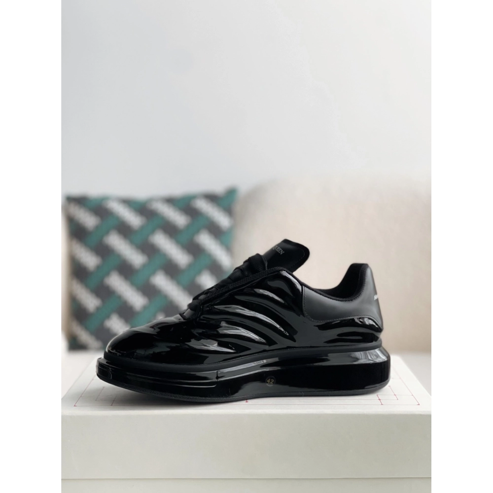 Alexander McQueen MQ golden cowhide tail Air cushion bottom Sneakers,Alexander McQueen,High quality Free shipping