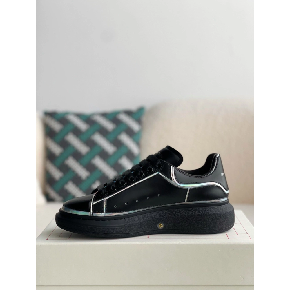 Alexander McQueen MQ golden cowhide tail Air cushion bottom Sneakers,Alexander McQueen,High quality Free shipping