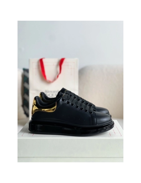 Alexander McQueen MQ golden cowhide tail Air cushion bottom Sneakers,Alexander McQueen,High quality Free shipping