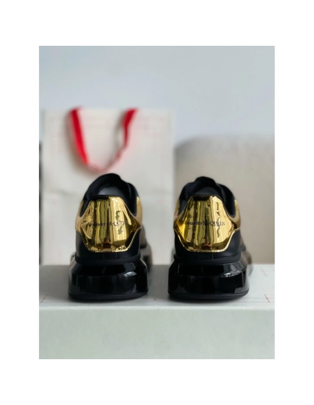 Alexander McQueen MQ golden cowhide tail Air cushion bottom Sneakers,Alexander McQueen,High quality Free shipping