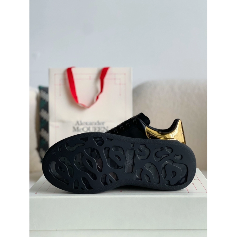 Alexander McQueen MQ golden cowhide tail Air cushion bottom Sneakers,Alexander McQueen,High quality Free shipping