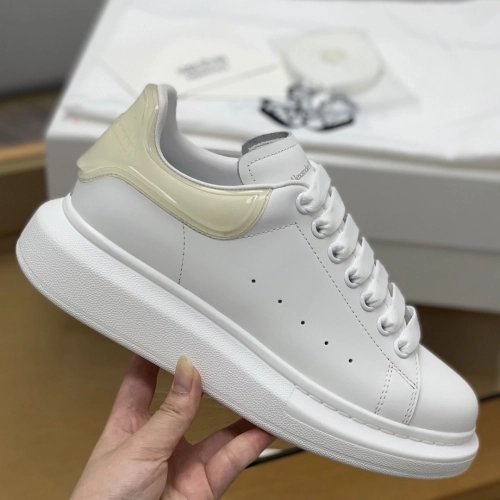 Alexander McQueen MQ Jelly apricot Tail Sneakers,Alexander McQueen,High quality Free shipping