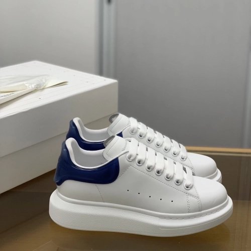 Alexander McQueen MQ Jelly Dark Blue Tail Sneakers,Alexander McQueen,High quality Free shipping