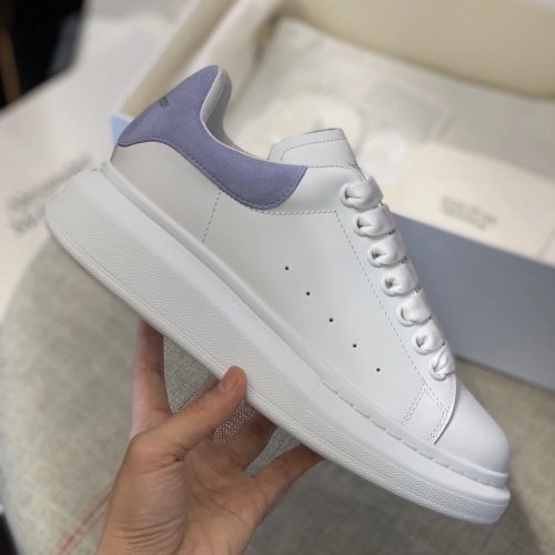 Alexander McQueen MQ Light blue velvet tail Sneakers,Alexander McQueen,High quality Free shipping