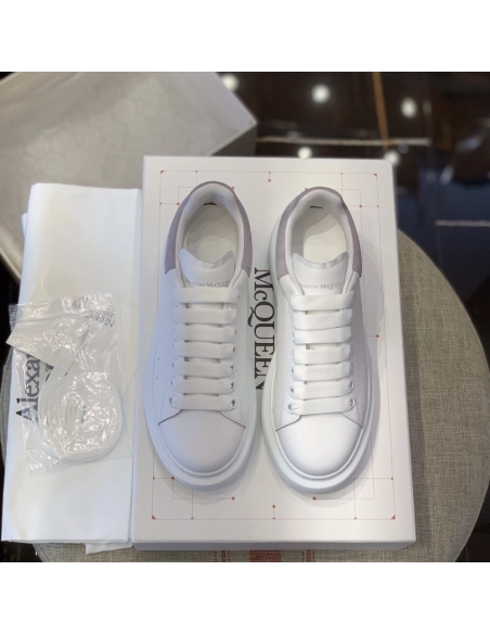 Alexander McQueen MQ Light gray velvet tail Sneakers,Alexander McQueen,High quality Free shipping
