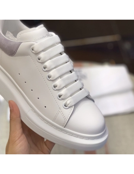 Alexander McQueen MQ Light gray velvet tail Sneakers,Alexander McQueen,High quality Free shipping