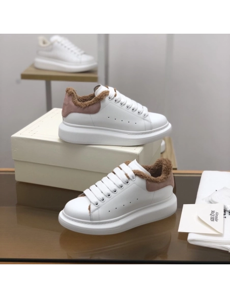 Alexander McQueen MQ Pink velvet Lining Sneakers,Alexander McQueen,High quality Free shipping