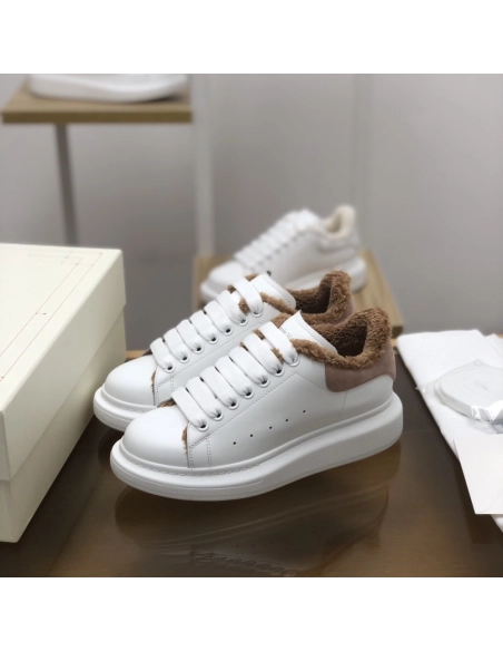 Alexander McQueen MQ Pink velvet Lining Sneakers,Alexander McQueen,High quality Free shipping