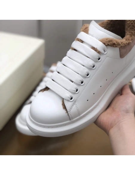 Alexander McQueen MQ Pink velvet Lining Sneakers,Alexander McQueen,High quality Free shipping