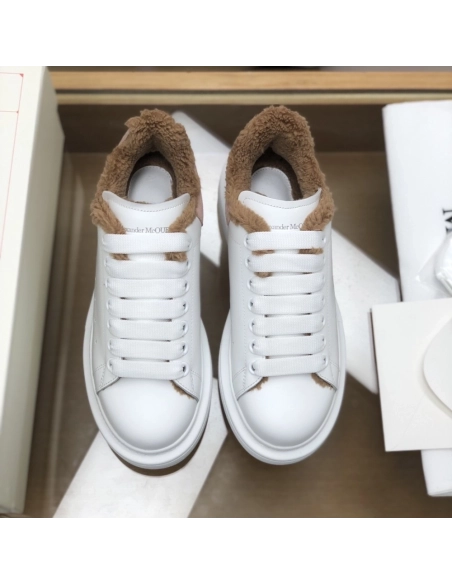 Alexander McQueen MQ Pink velvet Lining Sneakers,Alexander McQueen,High quality Free shipping