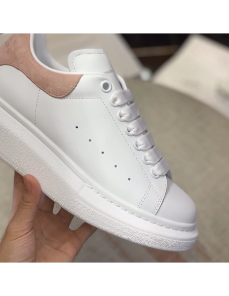 Alexander McQueen MQ pink velvet tail Sneakers,Alexander McQueen,High quality Free shipping