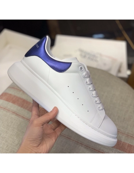 Alexander McQueen MQ plating blue velvet tail Sneakers,Alexander McQueen,High quality Free shipping