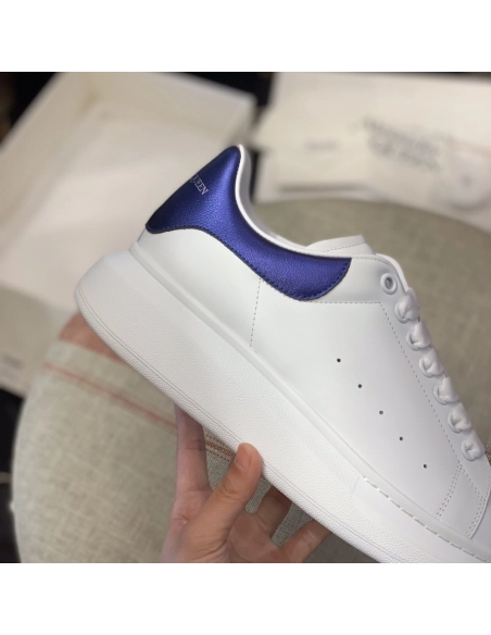 Alexander McQueen MQ plating blue velvet tail Sneakers,Alexander McQueen,High quality Free shipping