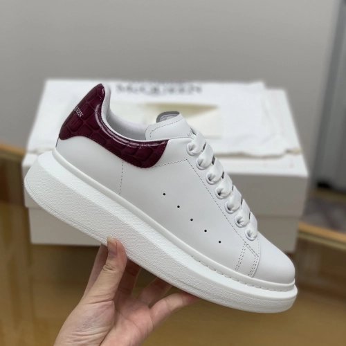 Alexander McQueen MQ Purple bead Stone graintail Sneakers,Alexander McQueen,High quality Free shipping