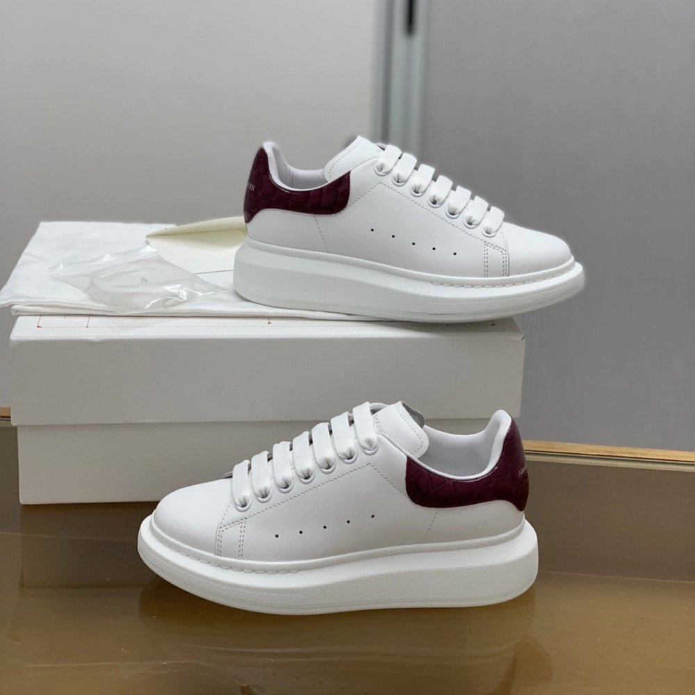 Alexander McQueen MQ Purple bead Stone graintail Sneakers,Alexander McQueen,High quality Free shipping