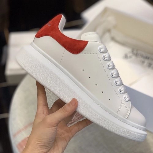 Alexander McQueen MQ Red velvet tail Sneakers,Alexander McQueen,High quality Free shipping