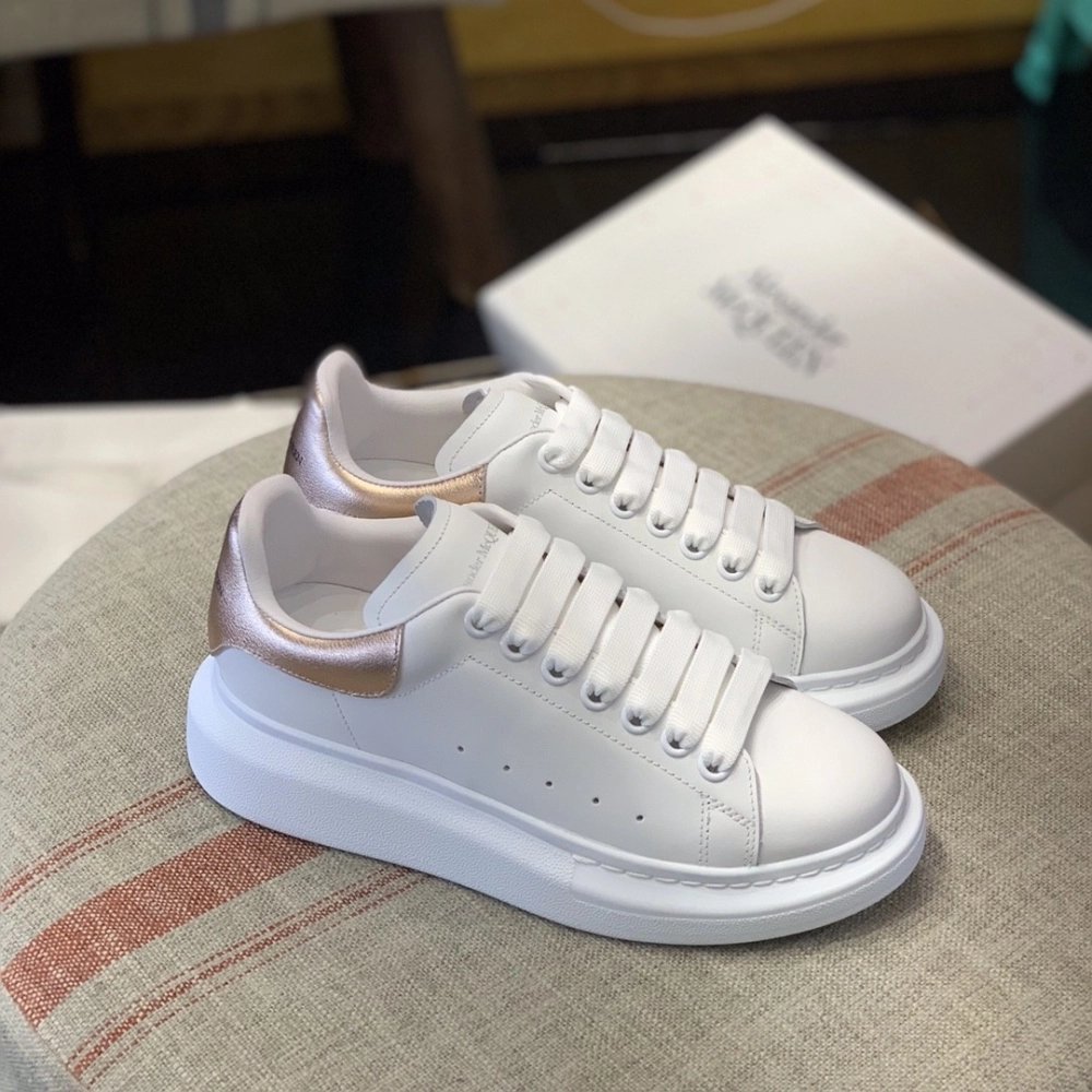 Alexander McQueen MQ rose gold tail Sneakers,Alexander McQueen,High quality Free shipping