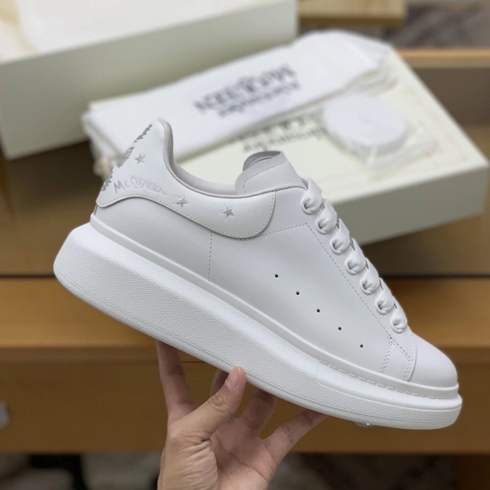 Alexander McQueen MQ Silver Flying Swallow tail Sneakers,Alexander McQueen,High quality Free shipping