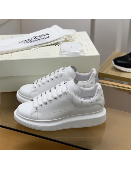 Alexander McQueen MQ Silver Flying Swallow tail Sneakers,Alexander McQueen,High quality Free shipping