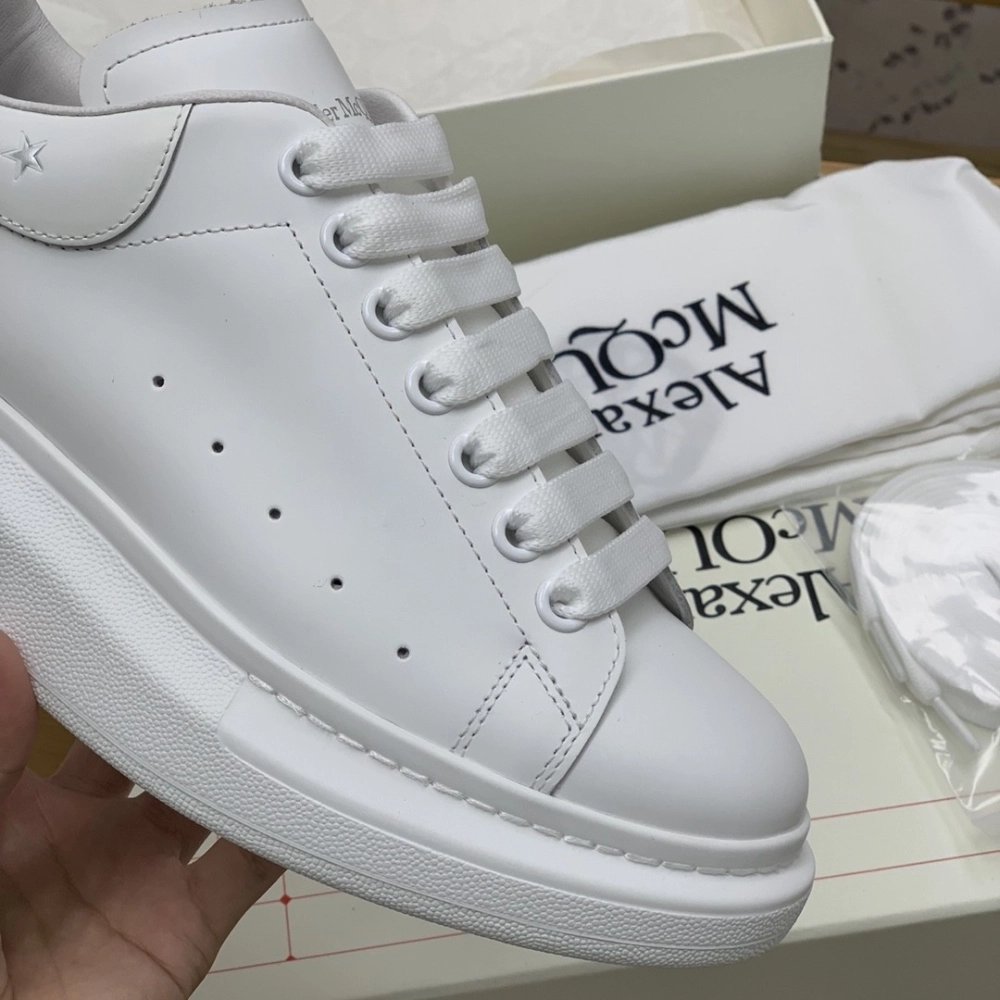 Alexander McQueen MQ Silver Flying Swallow tail Sneakers,Alexander McQueen,High quality Free shipping