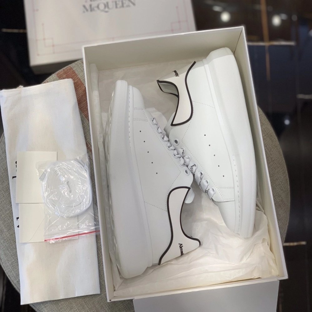 Alexander McQueen MQ white film tail Sneakers,Alexander McQueen,High quality Free shipping