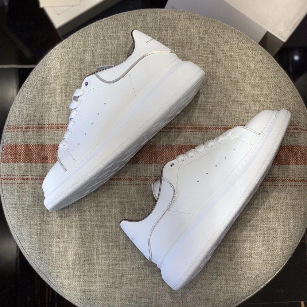 Alexander McQueen MQ White fluorescence tail Sneakers,Alexander McQueen,High quality Free shipping