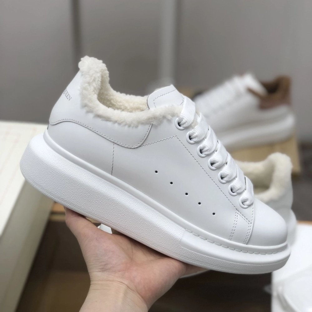 Alexander McQueen MQ White velvet Lining Sneakers,Alexander McQueen,High quality Free shipping