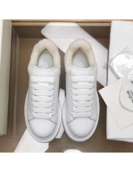 Alexander McQueen MQ White velvet Lining Sneakers,Alexander McQueen,High quality Free shipping