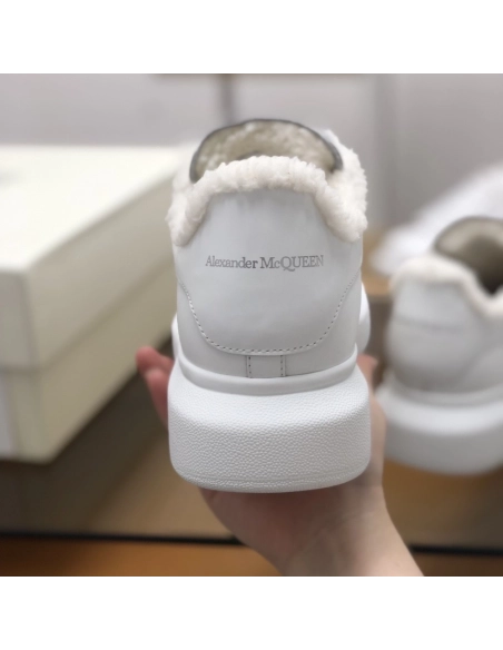 Alexander McQueen MQ White velvet Lining Sneakers,Alexander McQueen,High quality Free shipping