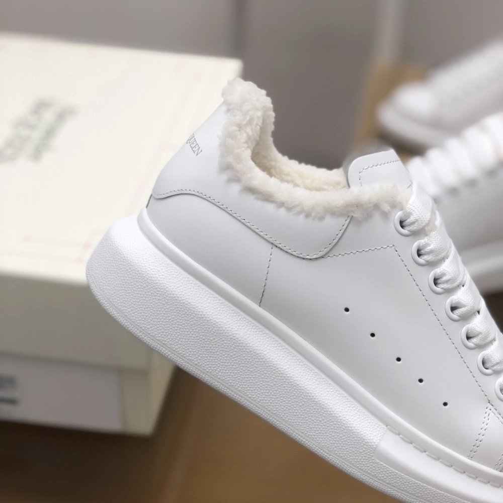 Alexander McQueen MQ White velvet Lining Sneakers,Alexander McQueen,High quality Free shipping