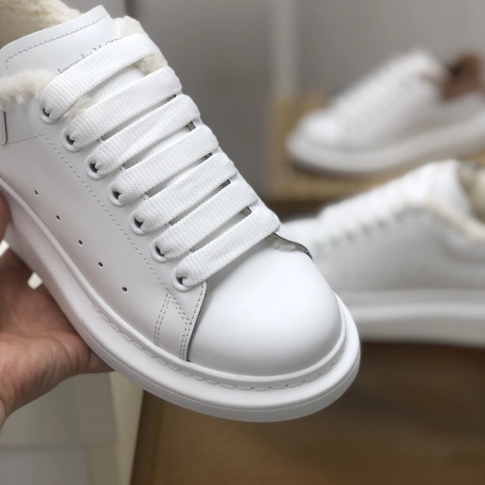 Alexander McQueen MQ White velvet Lining Sneakers,Alexander McQueen,High quality Free shipping