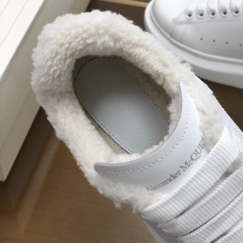 Alexander McQueen MQ White velvet Lining Sneakers,Alexander McQueen,High quality Free shipping