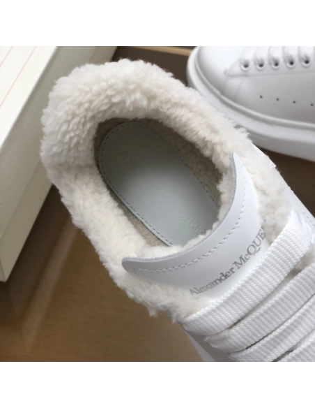 Alexander McQueen MQ White velvet Lining Sneakers,Alexander McQueen,High quality Free shipping