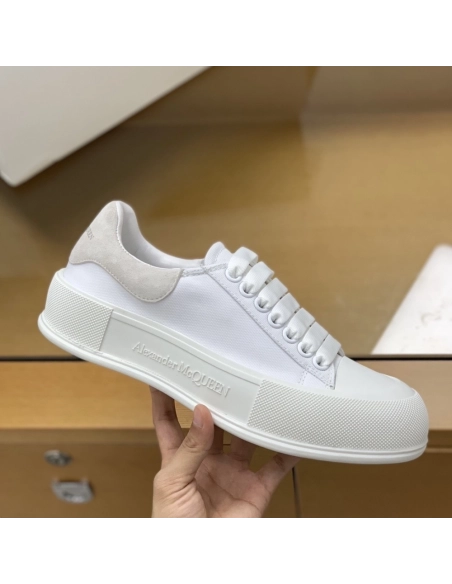 Alexander McQueen MQ White velvet tail Sneakers,Alexander McQueen,High quality Free shipping