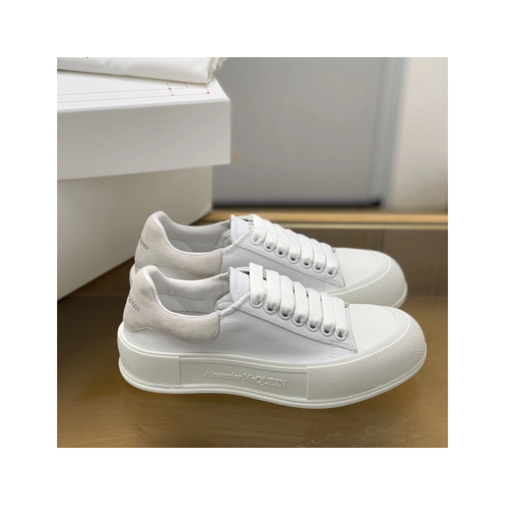 Alexander McQueen MQ White velvet tail Sneakers,Alexander McQueen,High quality Free shipping
