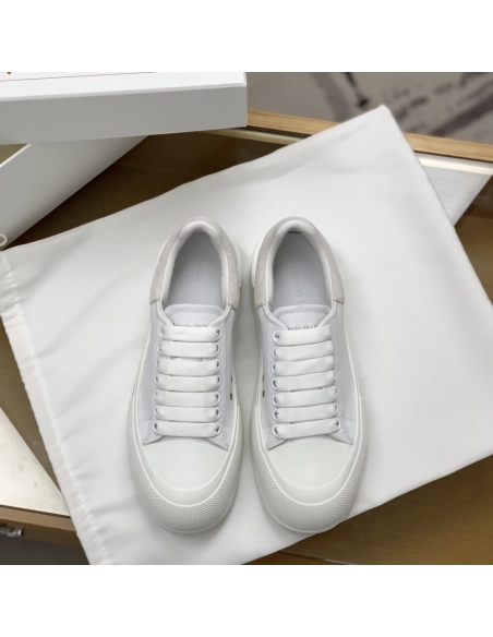 Alexander McQueen MQ White velvet tail Sneakers,Alexander McQueen,High quality Free shipping