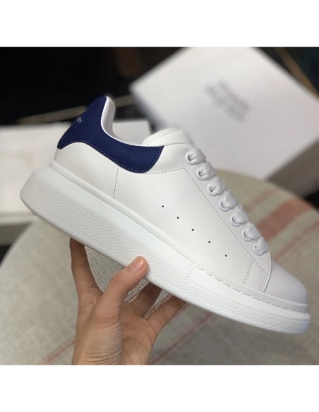 Alexander McQueen MQ Dark blue velvet tail Sneakers,Alexander McQueen,High quality Free shipping