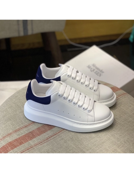 Alexander McQueen MQ Dark blue velvet tail Sneakers,Alexander McQueen,High quality Free shipping