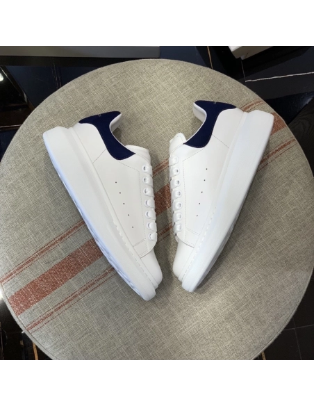 Alexander McQueen MQ Dark blue velvet tail Sneakers,Alexander McQueen,High quality Free shipping