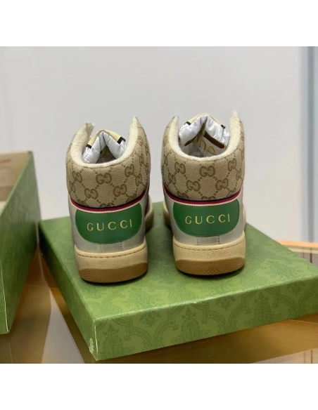 Gucci High-top Distressed sneakers,GUCCI SNEAKERS,High quality Free shipping