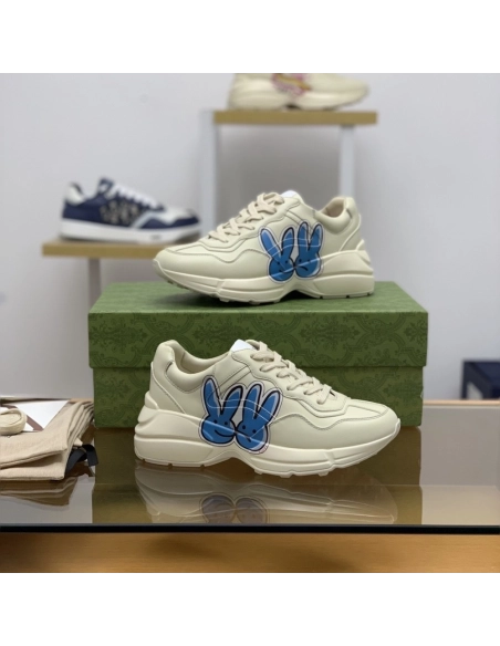 Gucci Retro Clunky Sneaker,GUCCI SNEAKERS,High quality Free shipping