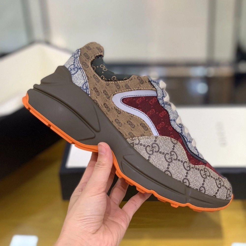 Gucci Retro Clunky Sneaker,GUCCI SNEAKERS,High quality Free shipping
