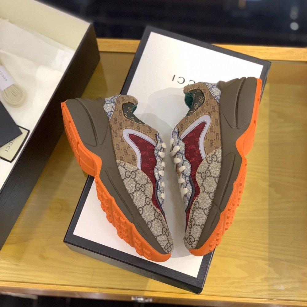 Gucci Retro Clunky Sneaker,GUCCI SNEAKERS,High quality Free shipping