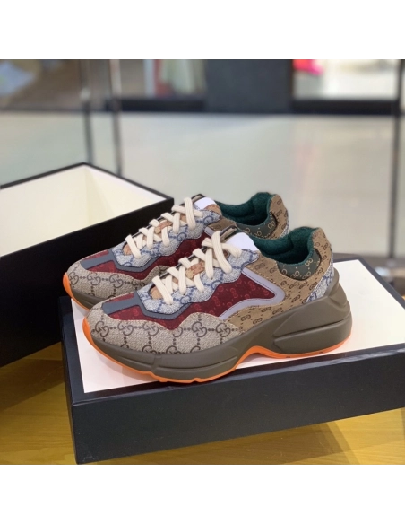 Gucci Retro Clunky Sneaker,GUCCI SNEAKERS,High quality Free shipping